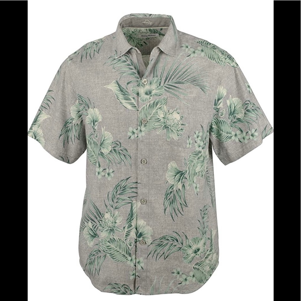Tommy Bahama Goa Gardens Silk Camp Shirt